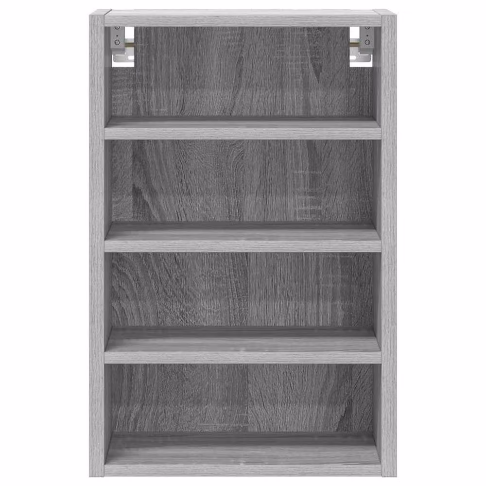 Berkfield Home Grey Sonoma Wall Mounted Hanging Cabinet with Hinged Doors and Internal Shelves, W/D/H: 40 x 29.5 x 60 cm – 2