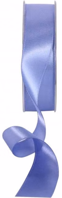 KDMD Cornflower Blue Satin Ribbon, 25mm, 2 Pack