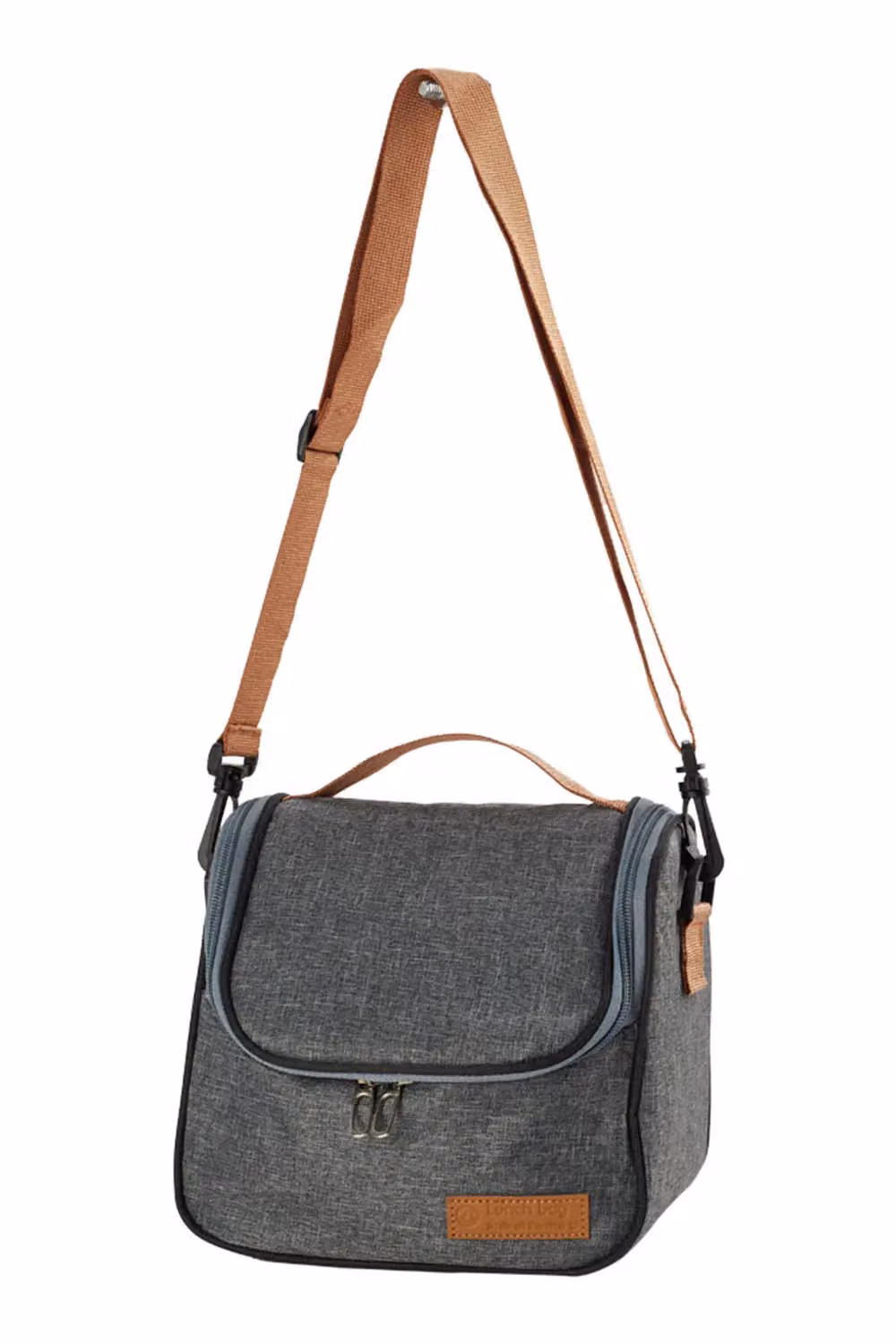 Living and Home Portable Insulated Lunch Tote Bag with Adjustable Shoulder Strap, Grey – 4