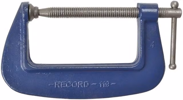 Irwin Record Medium-duty G-clamp in Blue and Multicolour Steel Enamel