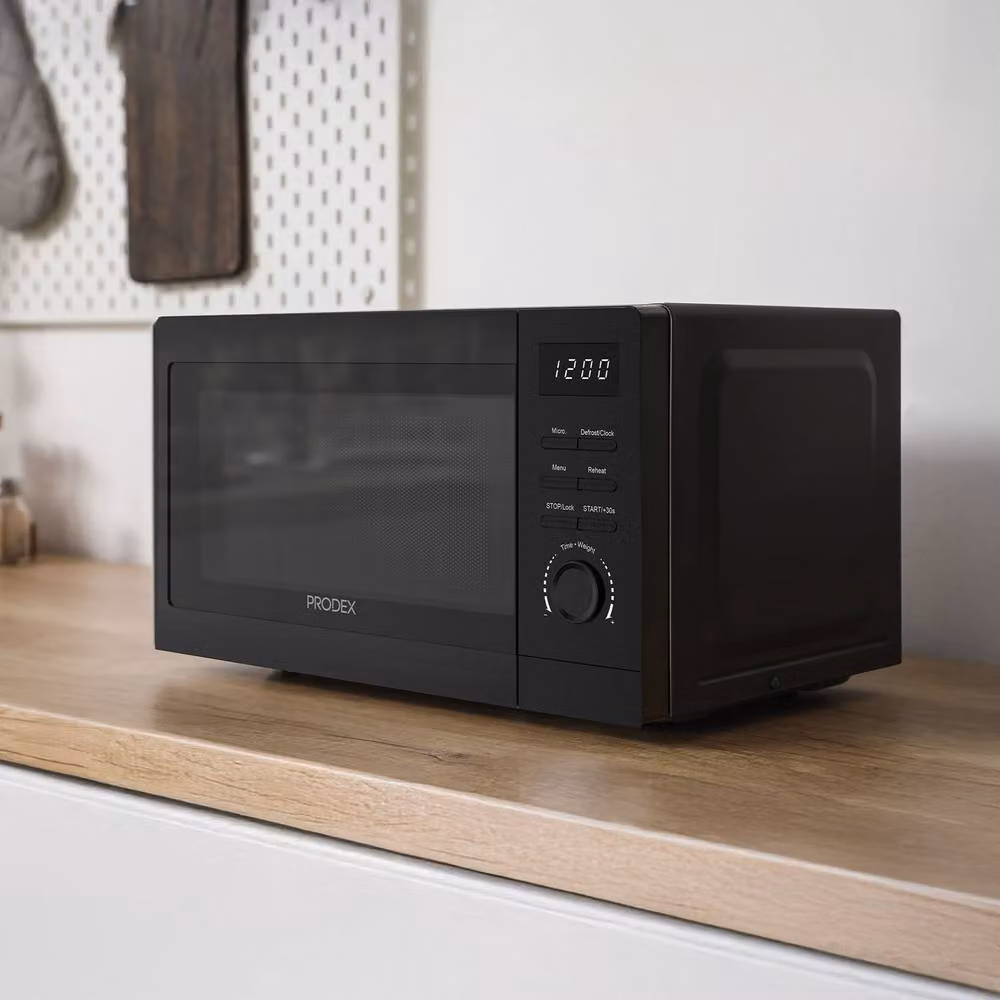 Prodex 20 Litre Solo Digital Countertop Microwave, 800W, Black – 4