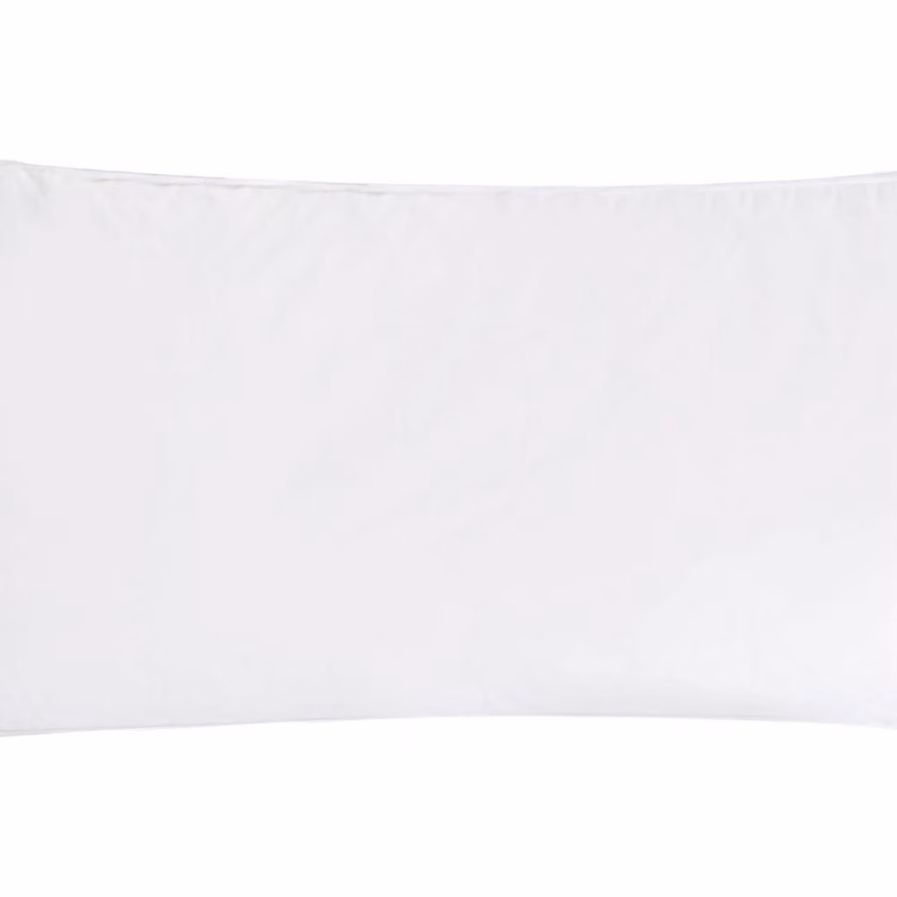 Wyld Haus White Cotton Duck Feather and Down Pillow, Medium, W/D/H: 80 x 40 x 40 cm – 2