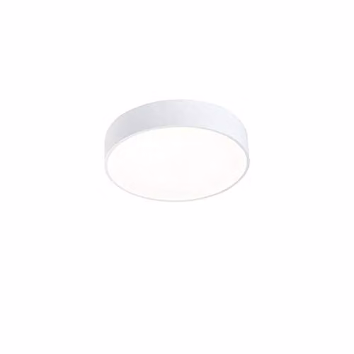 Netlighting LEDS C4 Caprice Round Flush Ceiling Light, White, Dimmable, 3000K, 2720lm, Diameter: 33 cm