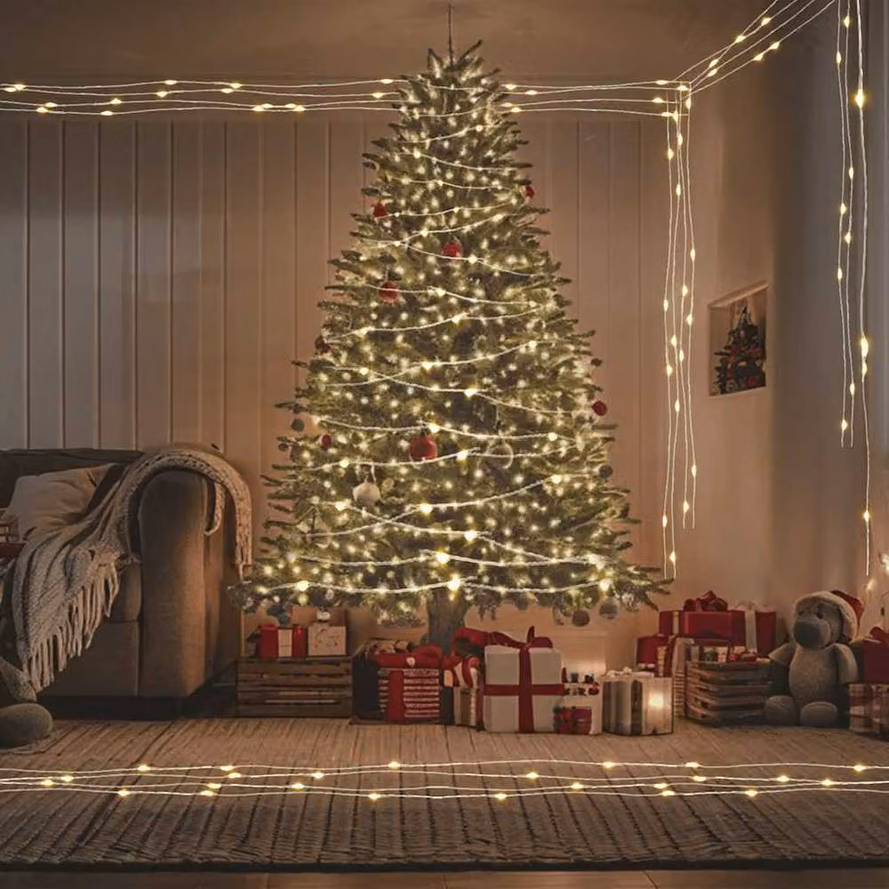 Berkfield Home Warm White LED String Light with 150 LEDs and Remote Control, 15 m – 3