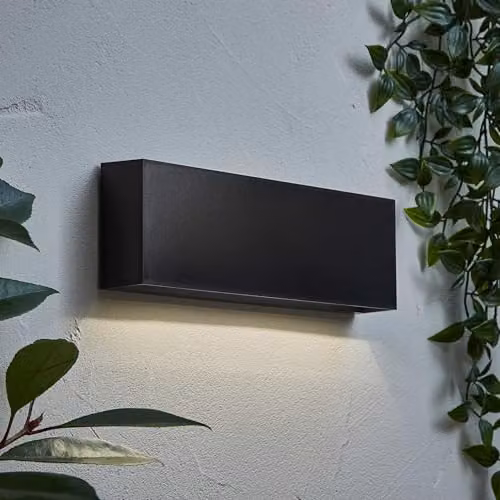 ValueLights Jake Matte Black IP65 LED Outdoor Wall Downlight – 2