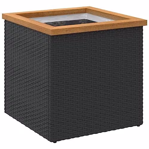 vidaXL Planter Tub in Black and Brown