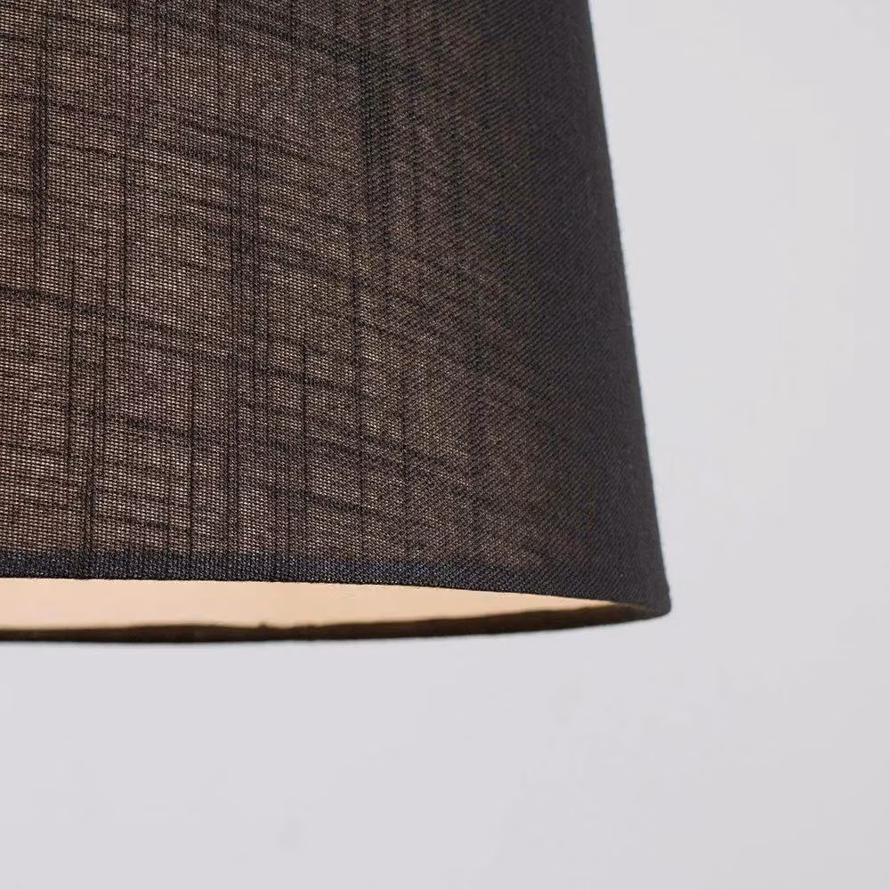 ValueLights Doretta Black Fabric Cone Ceiling Pendant Shade, Width: 40 cm – 3