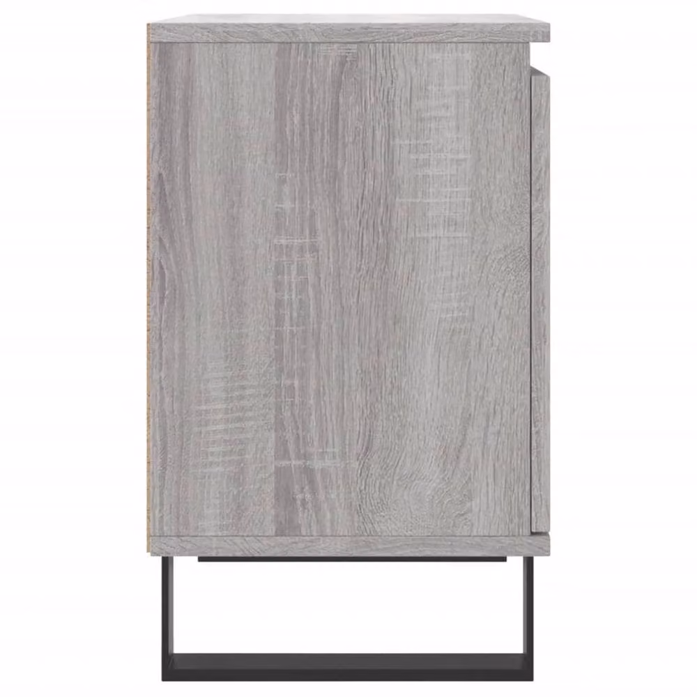 Berkfield Home Elegant Bedside Cabinets, 2 Piece Set in Grey Sonoma, W/D/H: 40 x 30 x 50 cm – 2