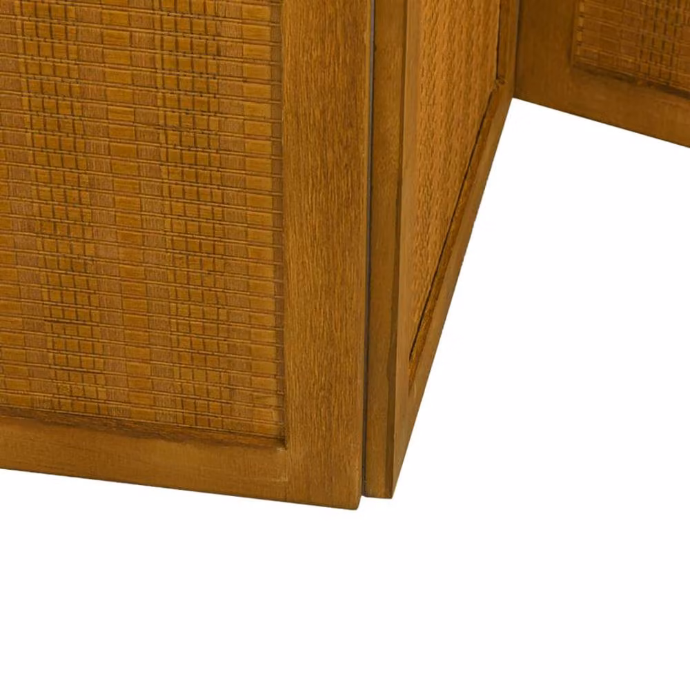 Berkfield Home 3-Panel Room Divider in Brown Solid Wood – 3