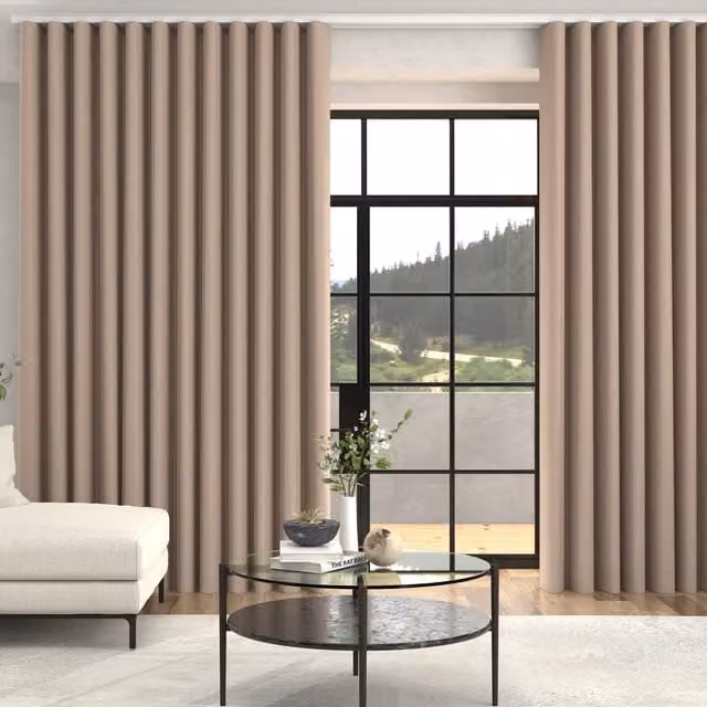 Terrys Arla Soft Texture Made To Measure Blackout Curtains in Pink or Beige