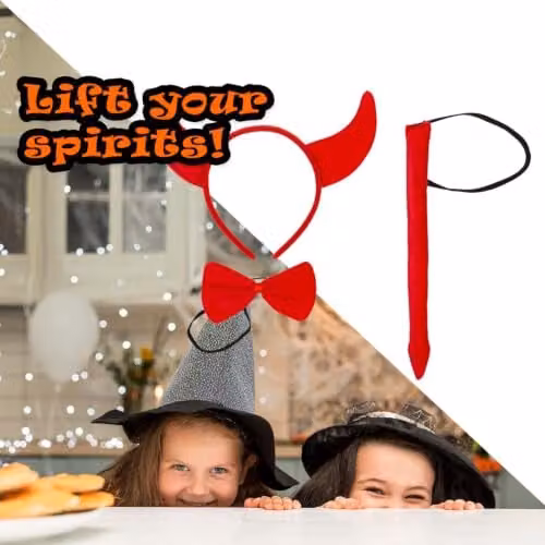 VFM e-Store Halloween Dress Up Set Party Accessories Decoration in Red – 5