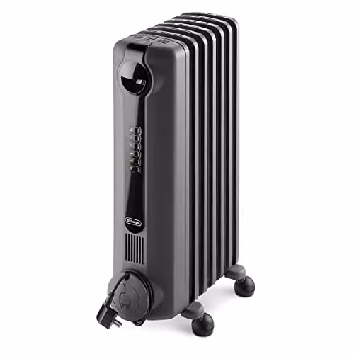De'Longhi 1.5kW Radia S Oil Filled Radiator in Grey