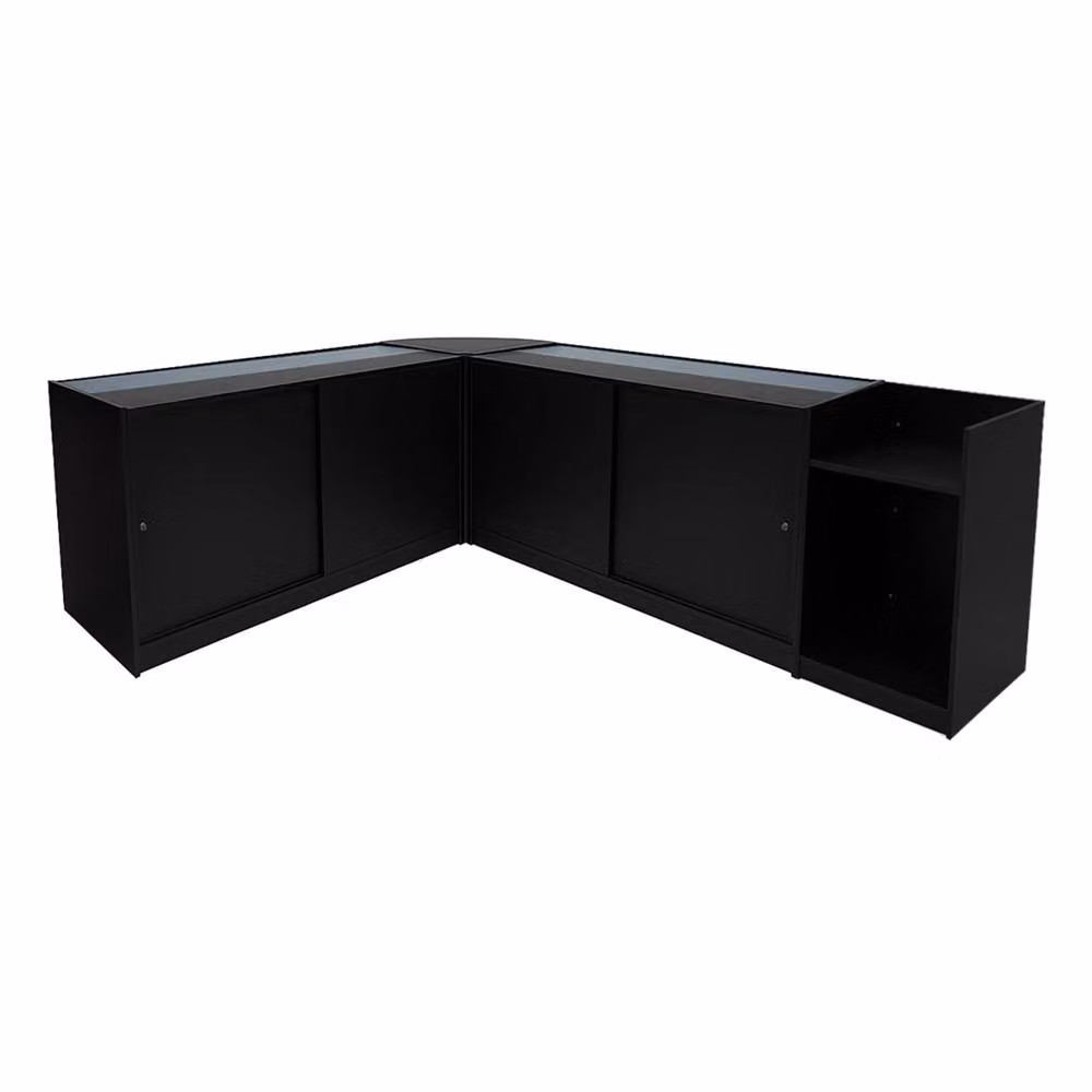 Monstershop Phoenix LED Shop Counter Set CM60, TB60 and 2 x C1500 in Black – 2