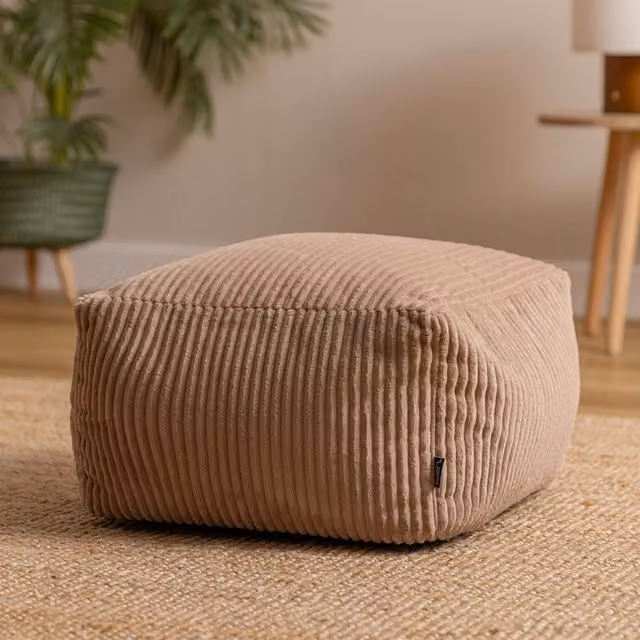 ICON Cord Footstool in Mocha Brown