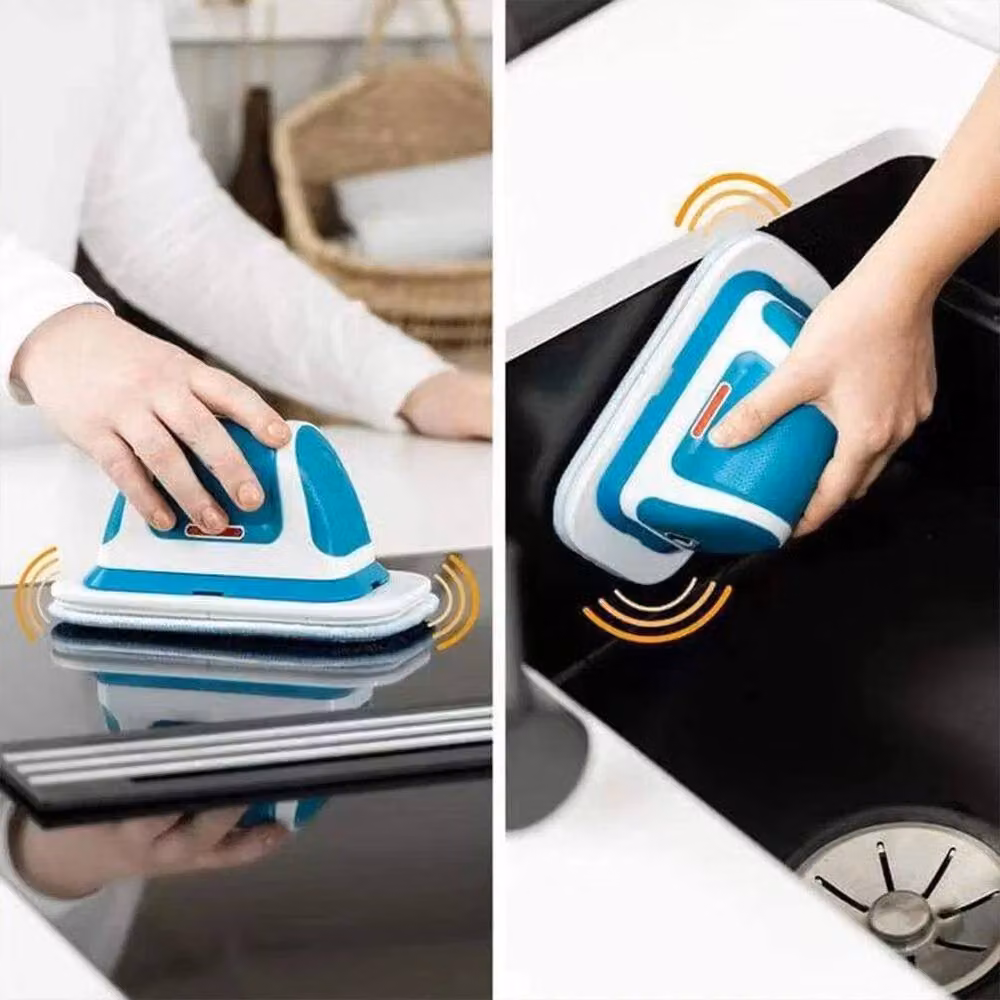 EONLION Multi Scrubber Cordless Vibrating Cleaning Tool in Blue, Length: 100 cm – 4