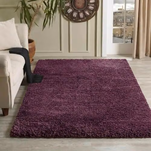 Desire Rugs Modern Purple Shaggy Area Rug, W: 80 cm, L: 150 cm – 6