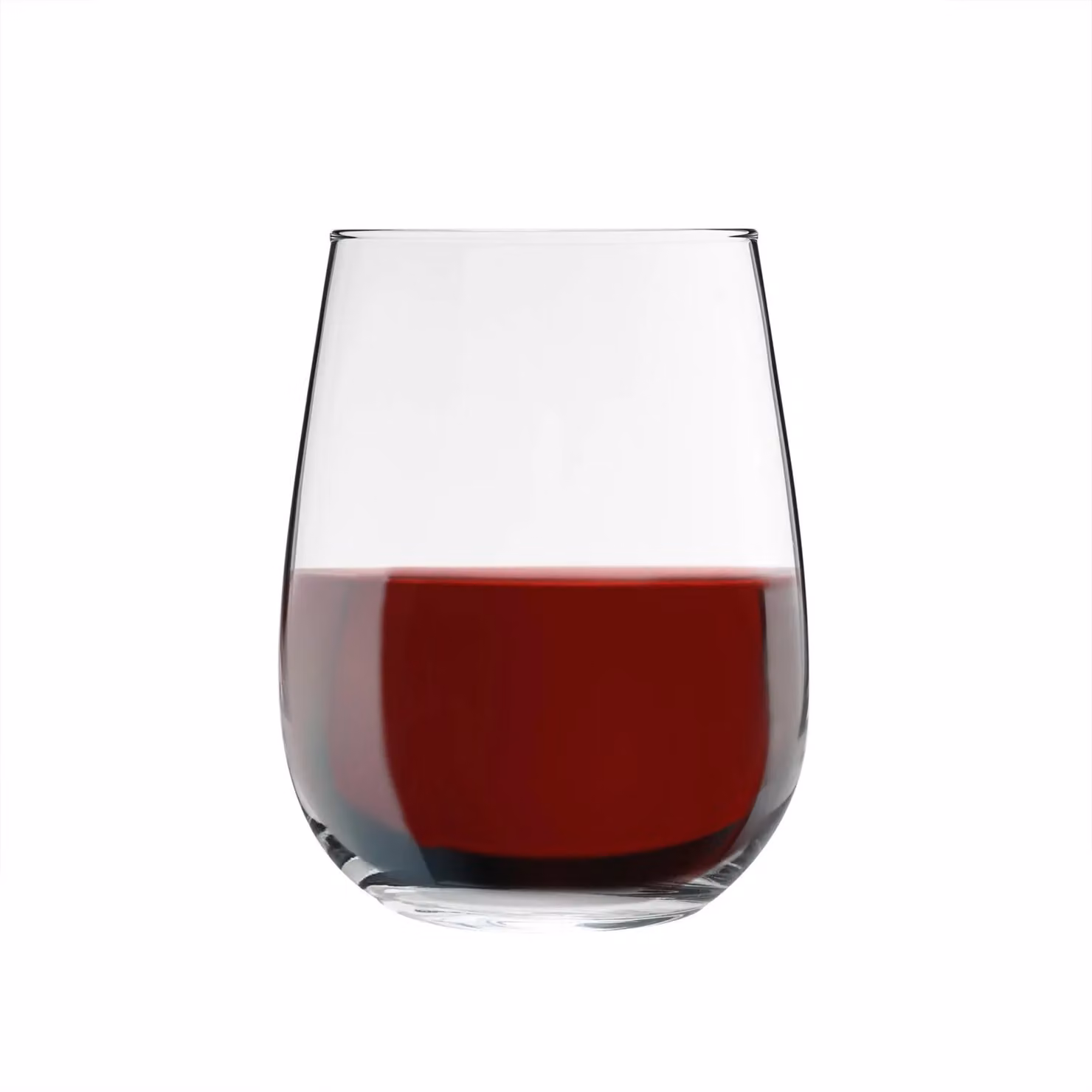LAV Gaia Stemless Red Wine Glasses, Transparent, 475ml, Pack of 12 – 2