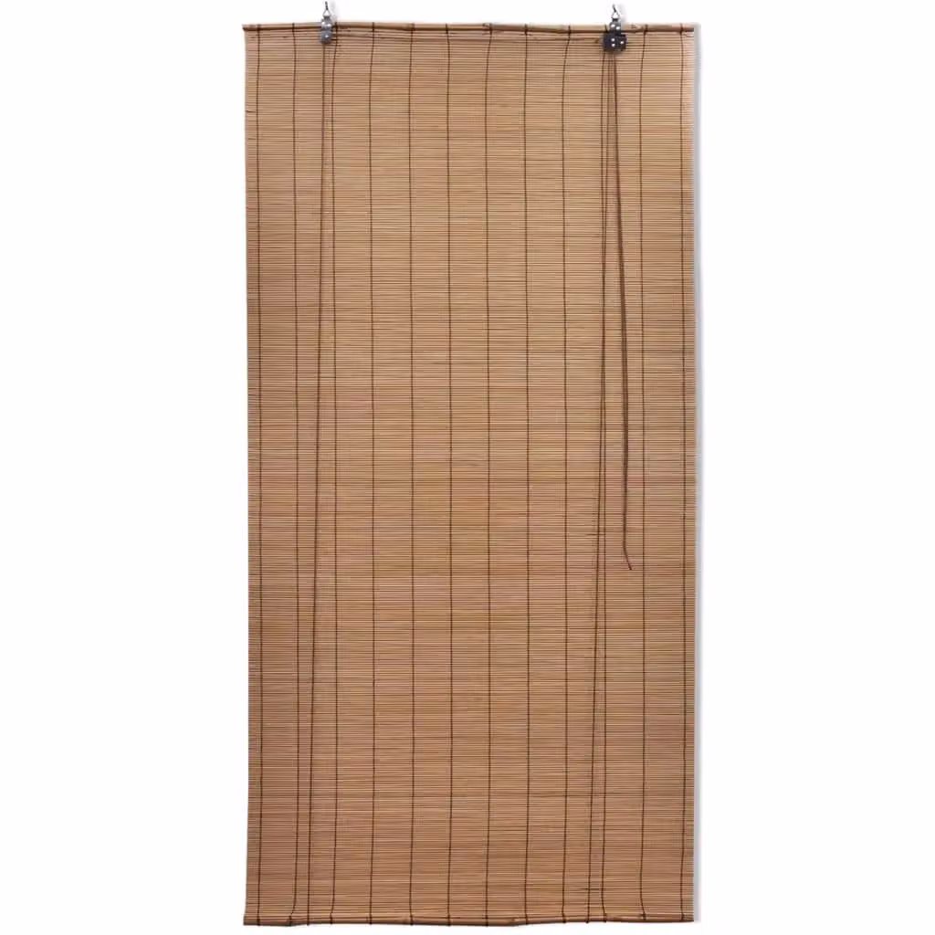 Berkfield Home Bamboo Roller Blind, Brown, W: 140 cm, H: 220 cm – 2