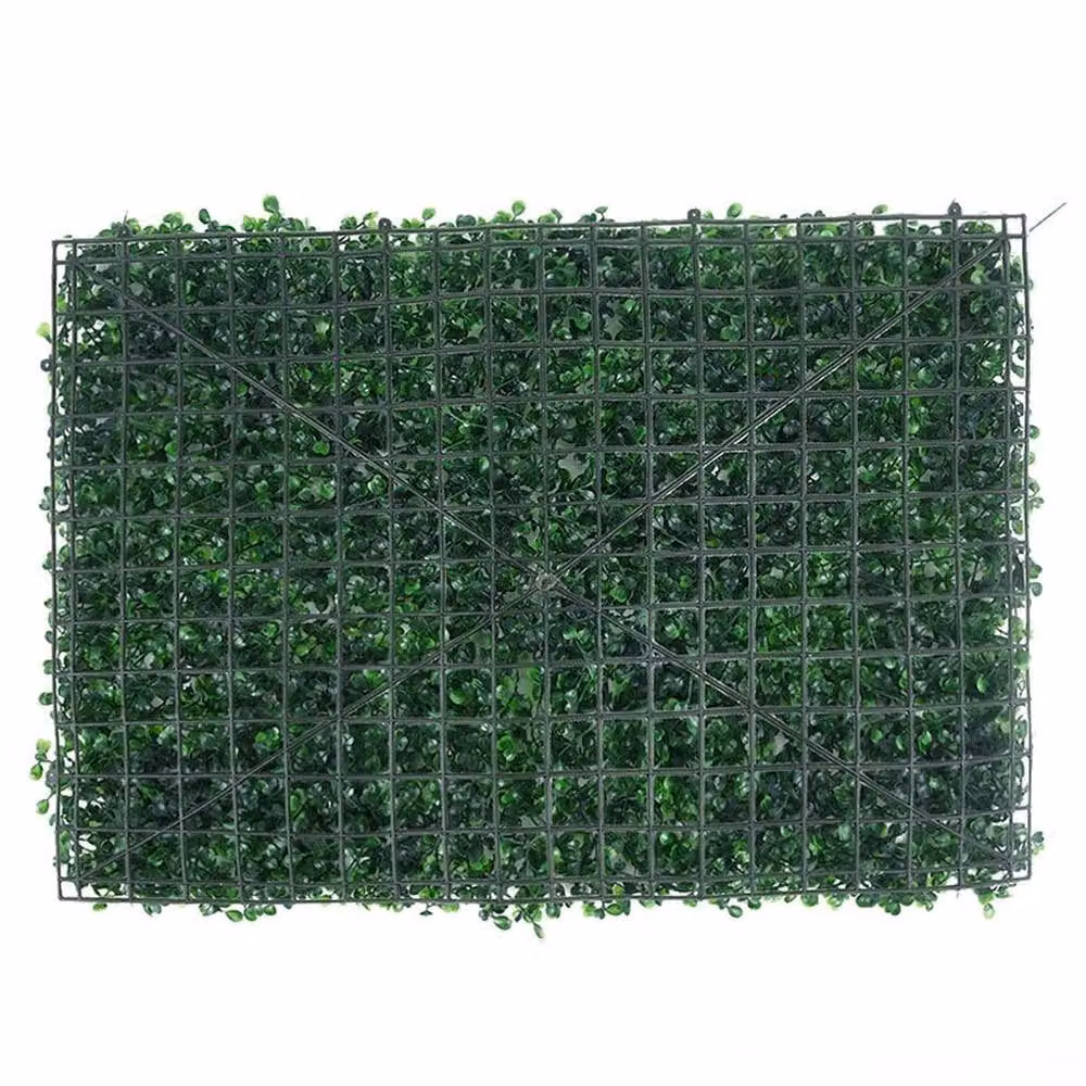 SPETLEK 2-Piece Artificial Greenery Wall Hedge Grass Fence in Green, 0.6m2 – 4
