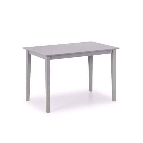 Julian Bowen Kobe Rectangular Grey Dining Table W: 112 cm, D: 72 cm, H: 75 cm