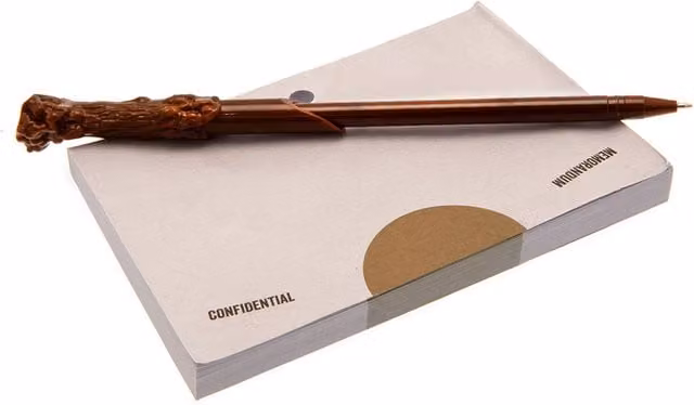 Harry Potter Softcover Paper Memo Book Set in White and Brown