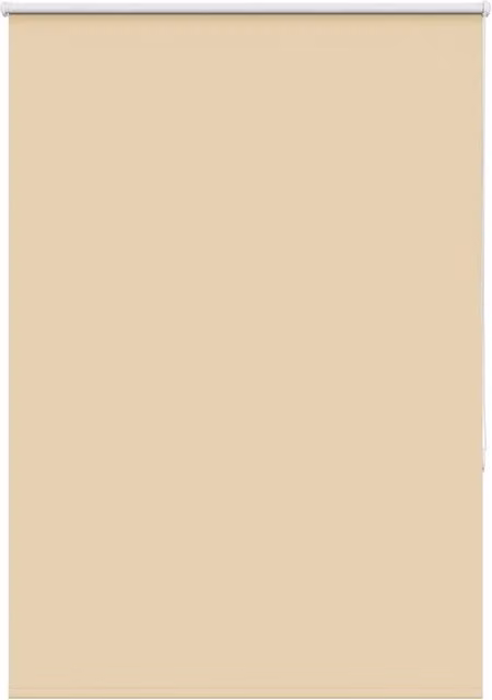 Berkfield Home Blackout Roller Blind in Beige, Thermal Insulating Polyester, W: 100 cm, H: 175 cm