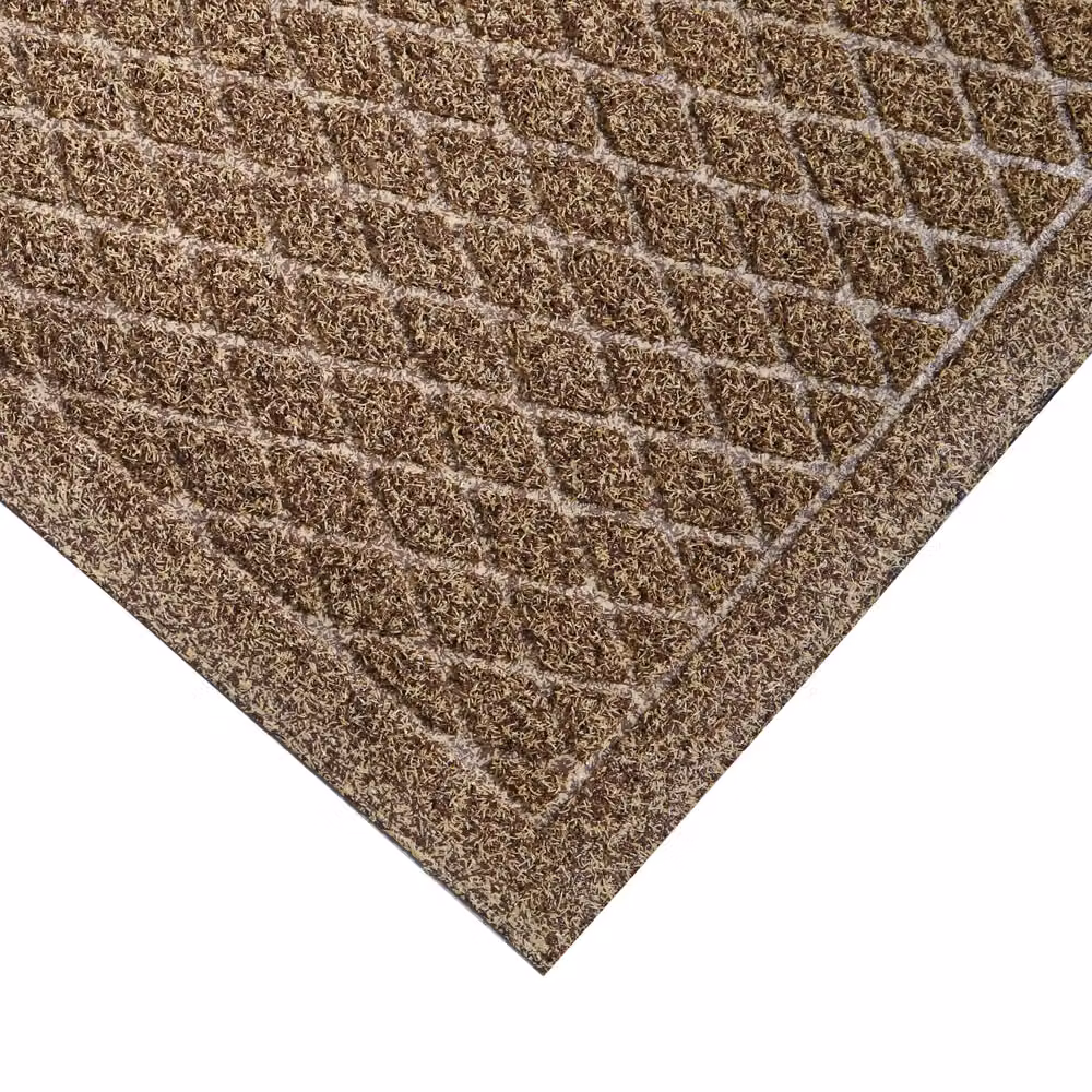 JVL Dirt Defender Diamond Scraper Doormat, Beige, W: 40 cm, D: 60 cm – 3