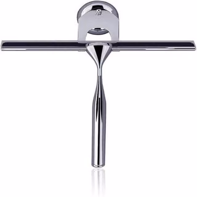 VOGREX Stainless Steel Window and Shower Squeegee Cleaner in Silver