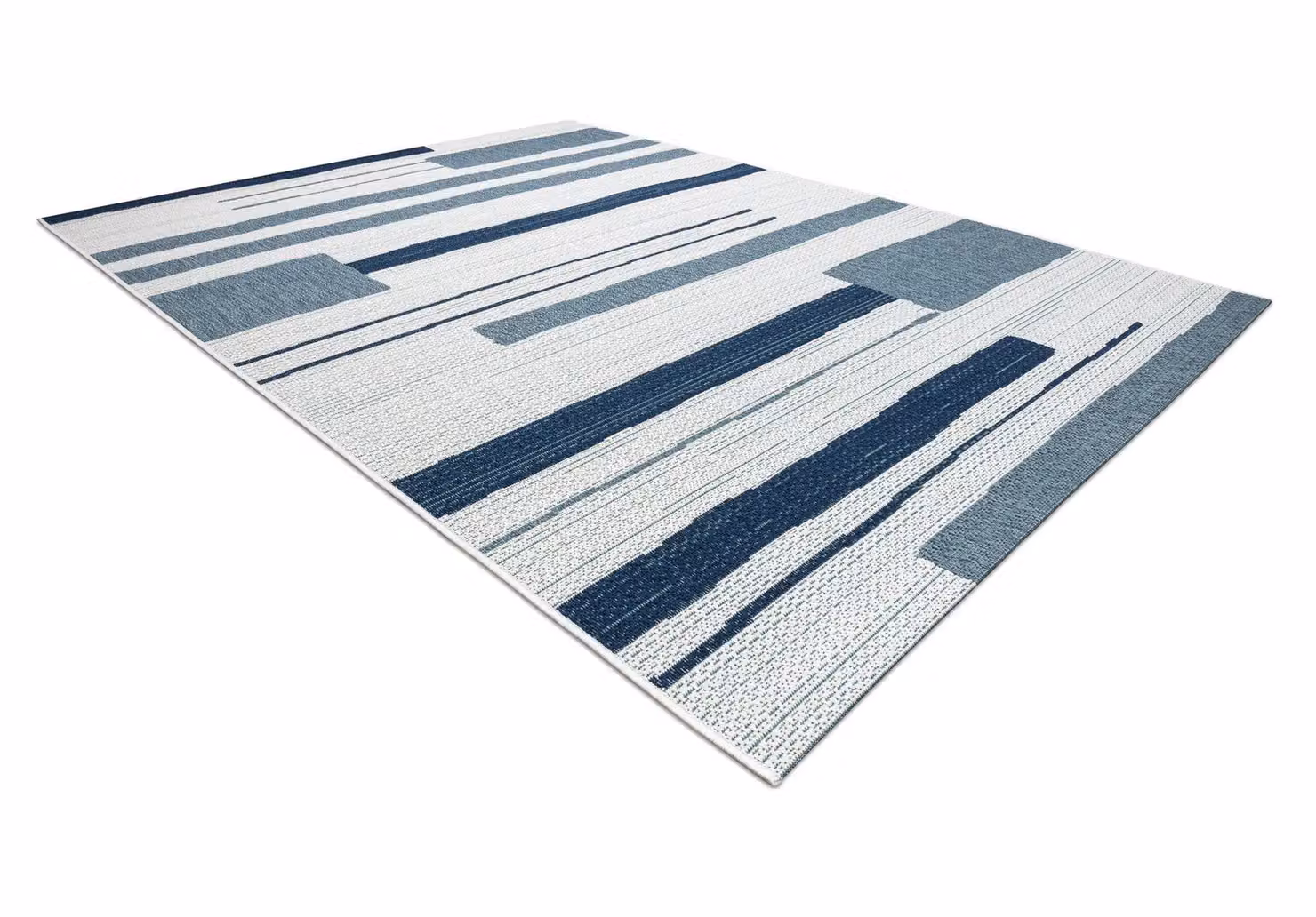RugsX Modern Flat Weave Polypropylene Rug in Beige and Multicolour, W: 140 cm, L: 200 cm – 2