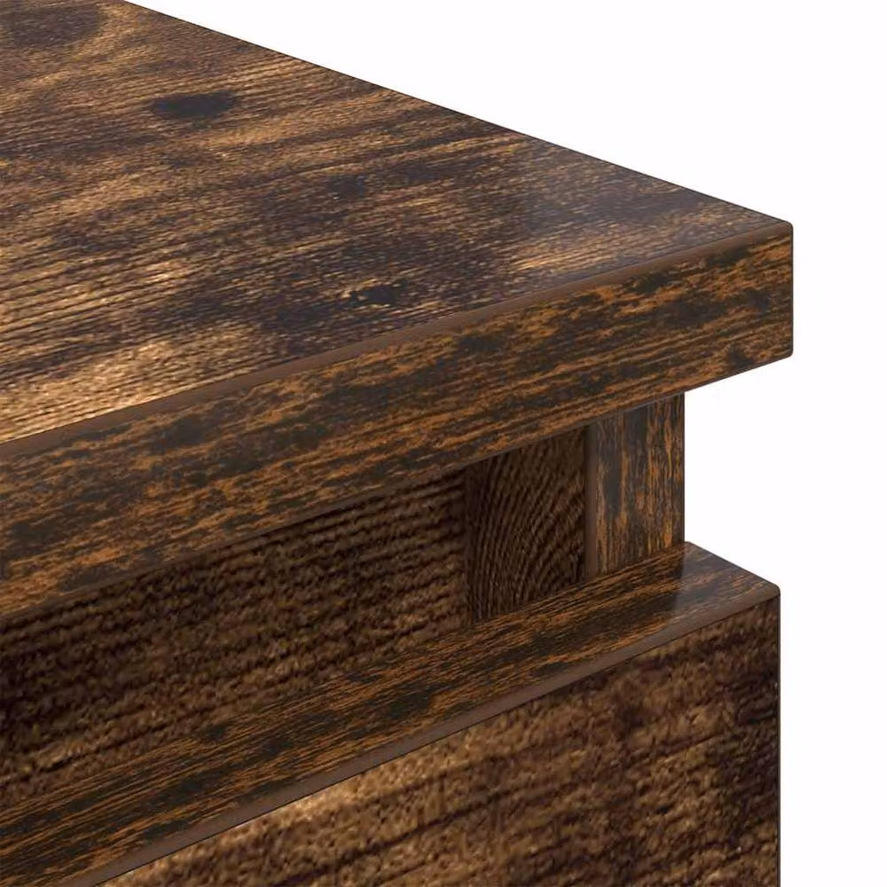 Berkfield Home Smoked Oak TV Cabinet in Brown, W/D/H: 60 x 35 x 54 cm – 5