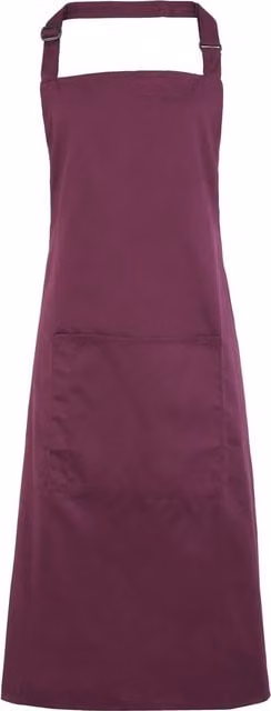 Premier Women's Bip Apron with Pocket in Purple, Pack of 2