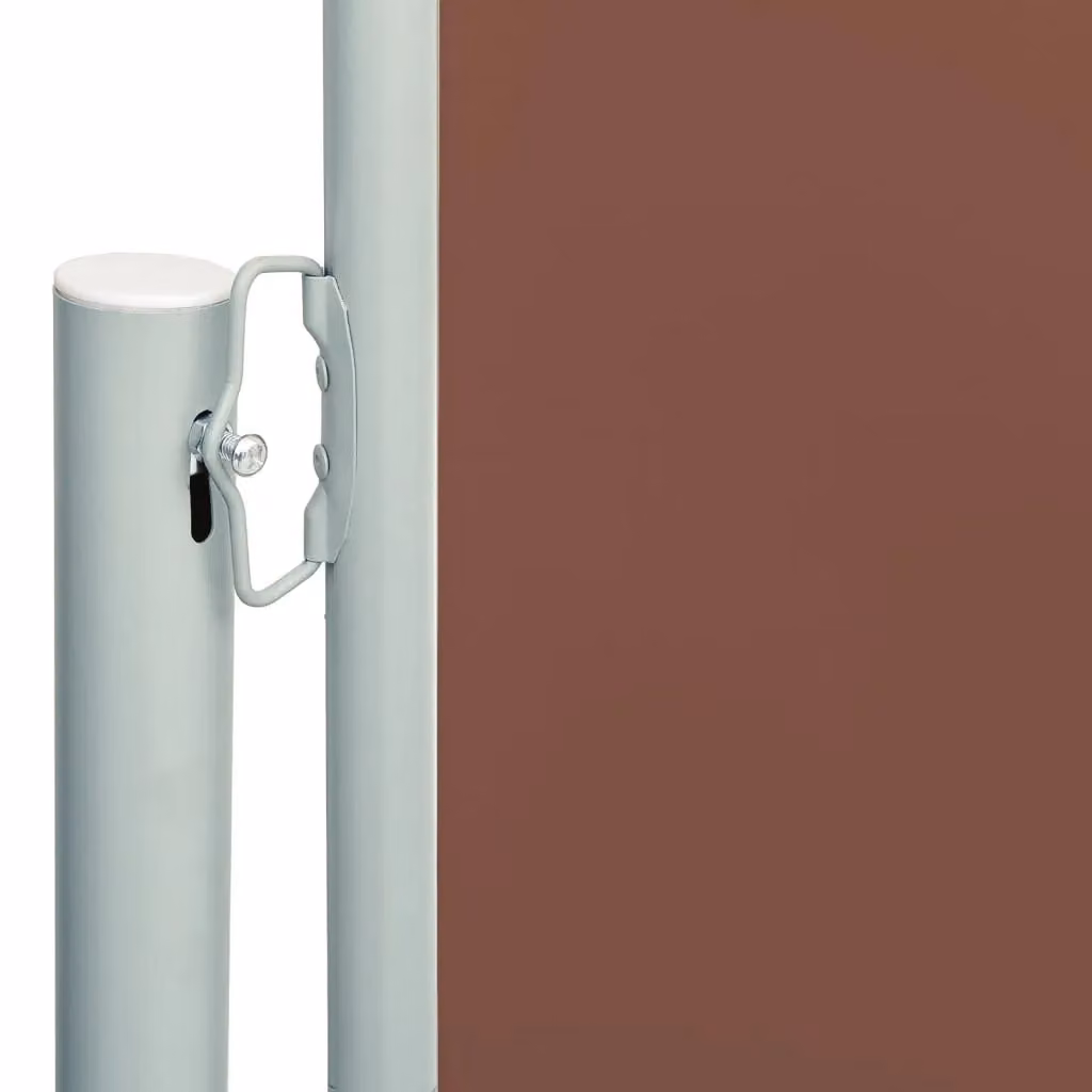 Berkfield Home Brown Retractable Side Awning with Polyester Fabric and Steel Frame, W: 600 cm, H: 180 cm – 2