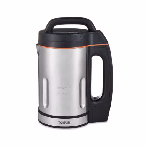 Tower T12031 Soup and Smoothie Maker with Intelligent Control System, 1000W, 1.6 l, Silver Stainless Steel – 1