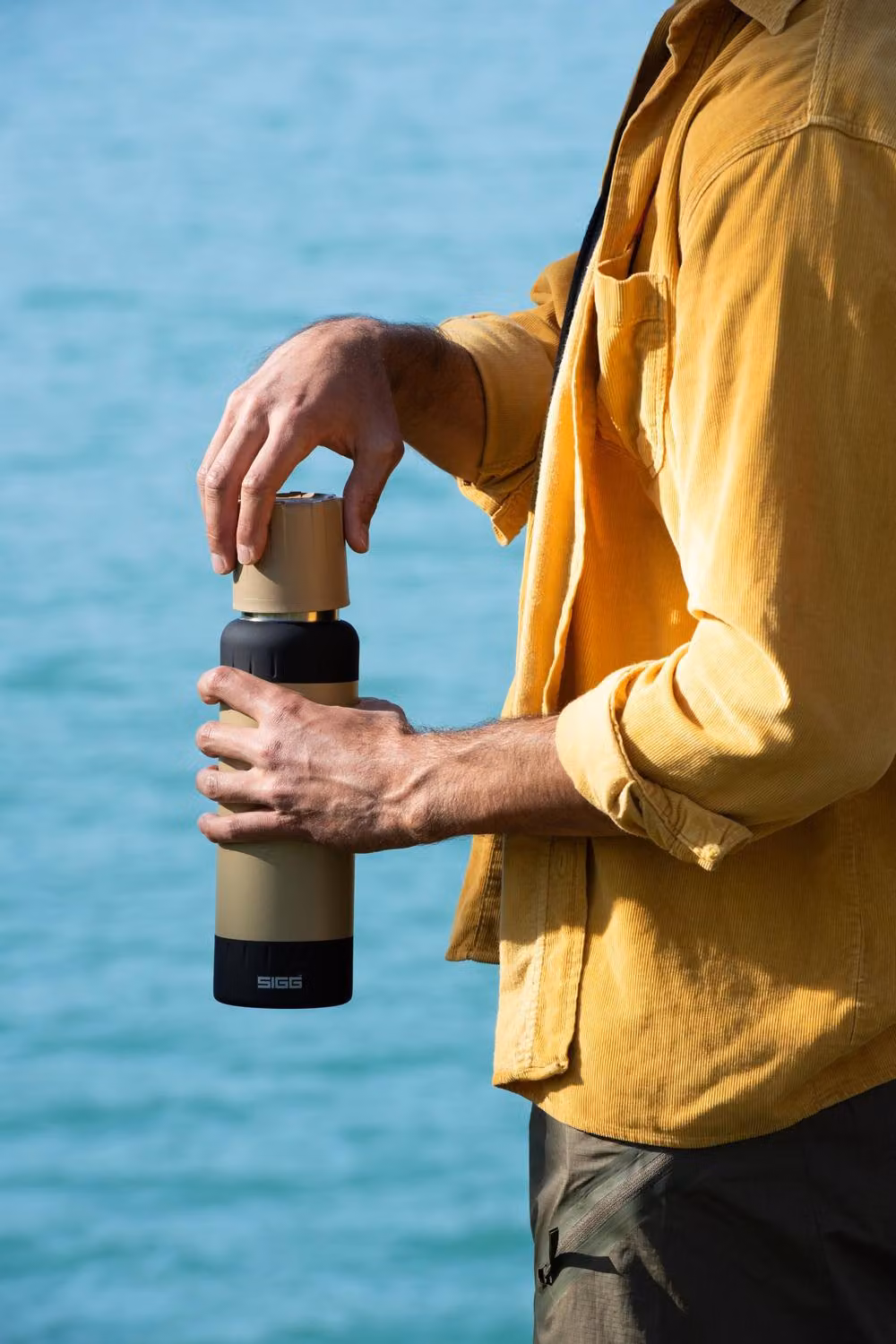 Sigg Alpine Star Insulated Bottle, 750ml, Beige – 4
