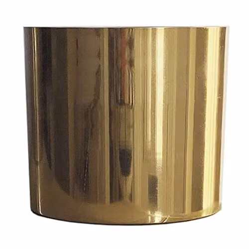 LeafUK Gold Metal Leaf Planter for Tabletop Use