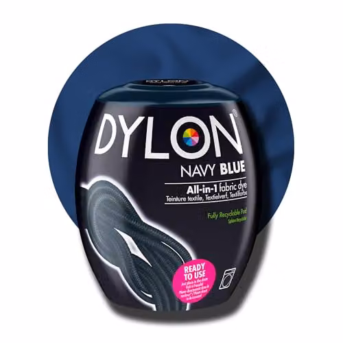 Dylon Washing Machine Fabric Dye Pods for Clothes and Soft Furnishings, Blue, 350g – 5