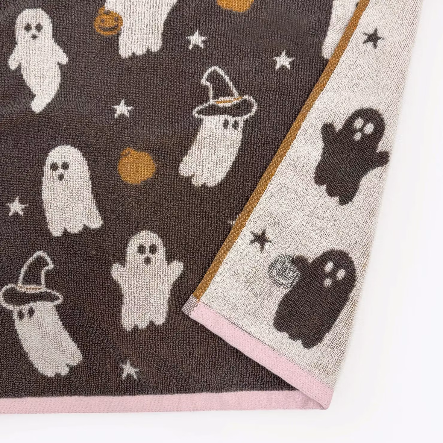 Allure Bath Fashions Luxury Halloween Hand Towels in Grey, 100% Cotton – 2