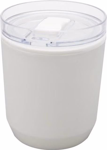Generic Hudson Recycled Plastic Double-Walled 180ml Tumbler - White