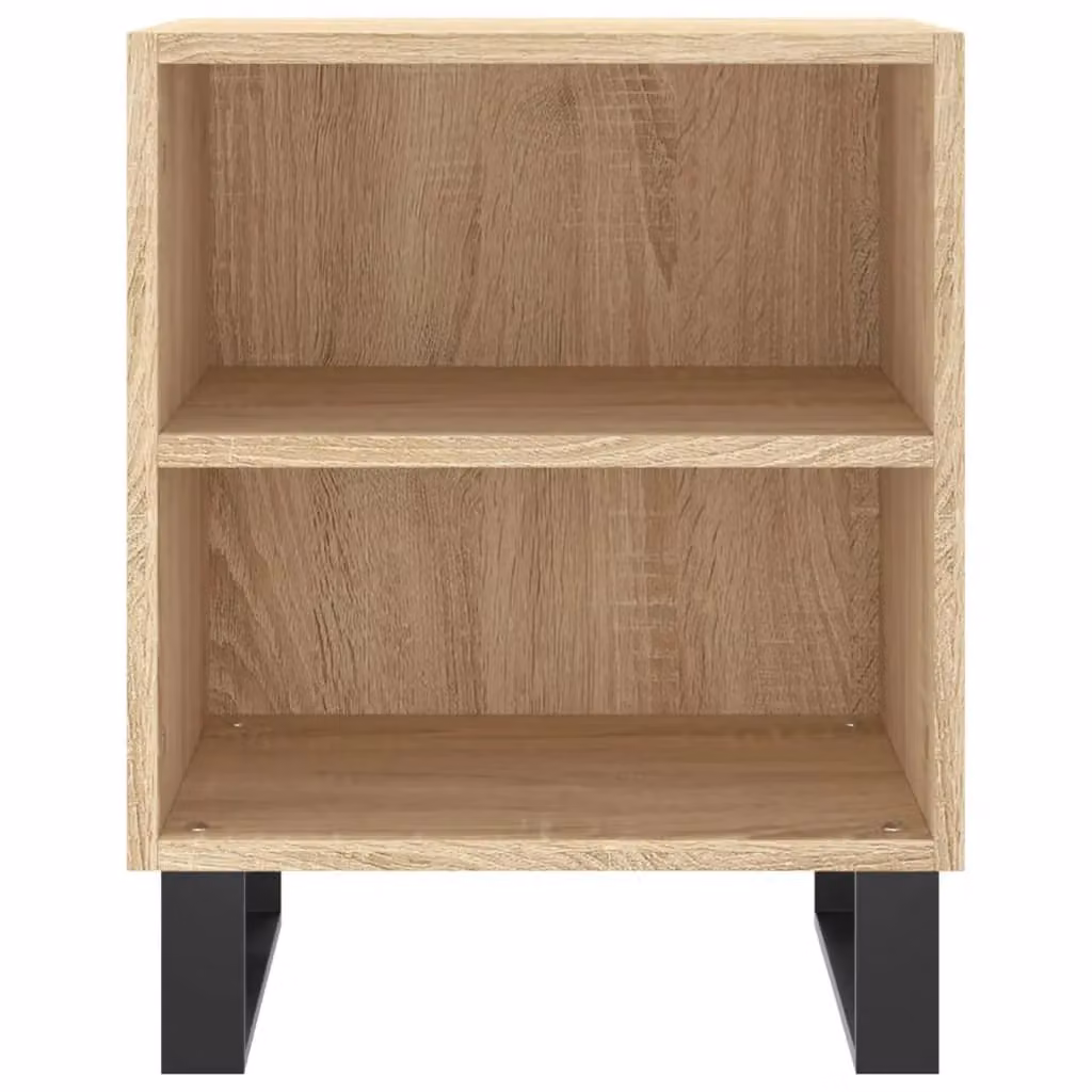 Berkfield Home Set of 2 Sonoma Oak Bedside Cabinets in Brown, W/D/H: 40 x 30 x 50 cm – 3