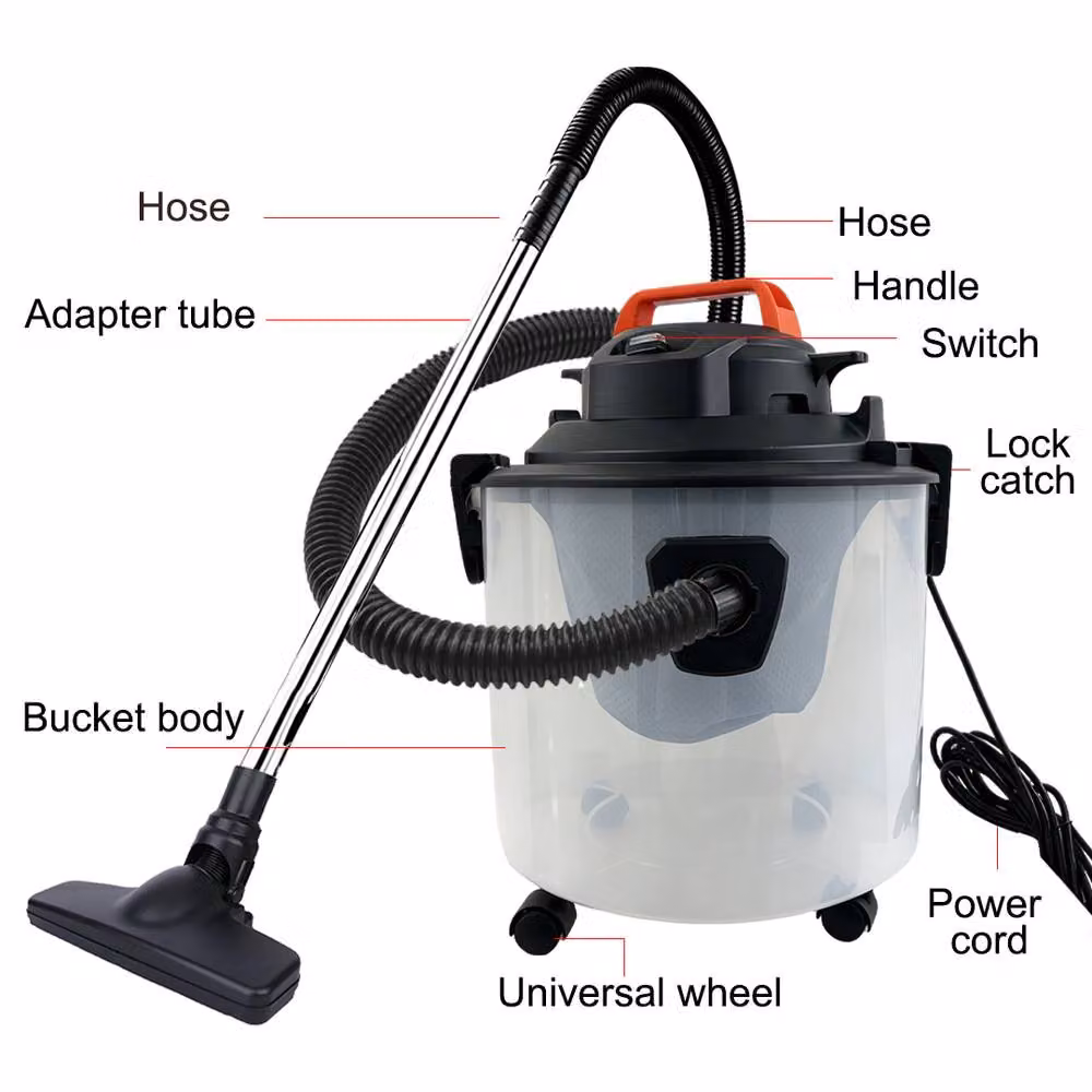 Ventryn Black Wet and Dry Bagless Cylinder Vacuum Cleaner, 25L Capacity – 2