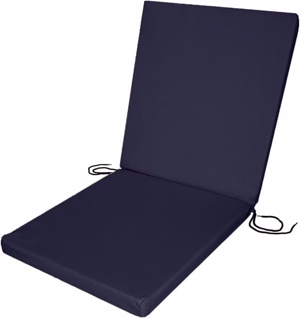 Roseley Water Repellent Low Back Rectangular Chair Pads in Blue