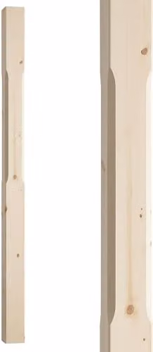 Blueprint Joinery Stop Chamfered Pine Newel Post, Beige, H: 150 cm, W: 9 cm, D: 9 cm – 1