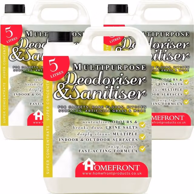 Homefront Multipurpose Deodoriser Sanitiser, Clear, 15kg