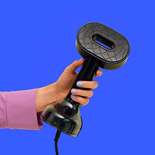 Idle Handheld Portable Vertical Garment Steamer with Brush Attachment, Black – 2