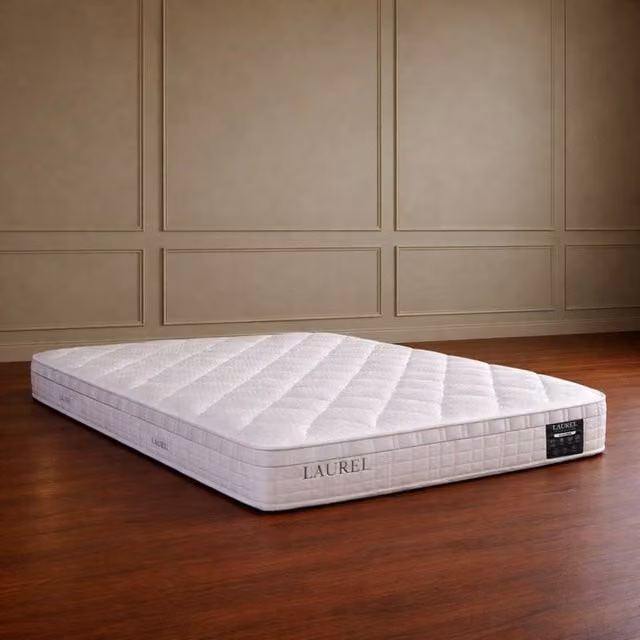 Desire Deco Laurel Arete 1500 Pocket Spring Luxury Comfort Mattress in White, W/D/H: 140 x 200 x 31 cm