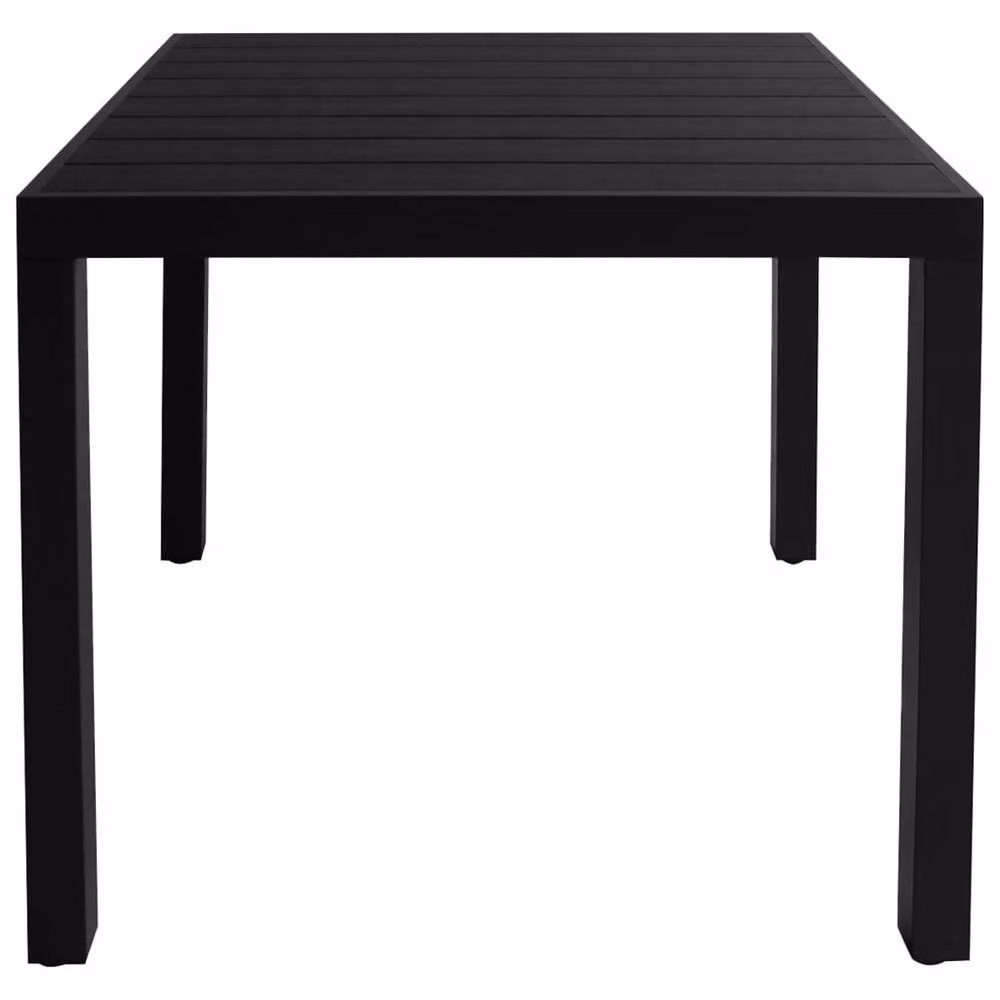 Berkfield Home 3 Piece Modern Garden Dining Set in Black and Brown – 4