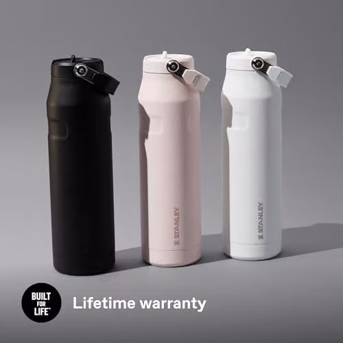 Stanley IceFlow Flip Straw Sports Water Bottle, 1.06 l, Black – 4