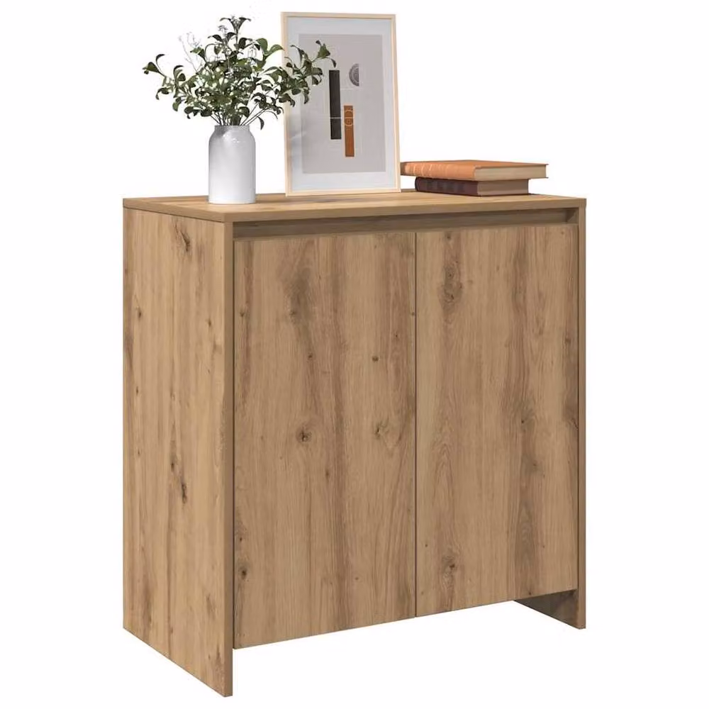 Berkfield Home Artisan Oak Sideboard in Brown, W/D/H: 70 x 41 x 75 cm – 3