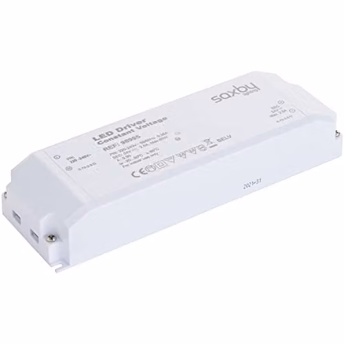 Loops 60W 24V Constant Voltage LED Driver in White and Multicolour Plastic Construction