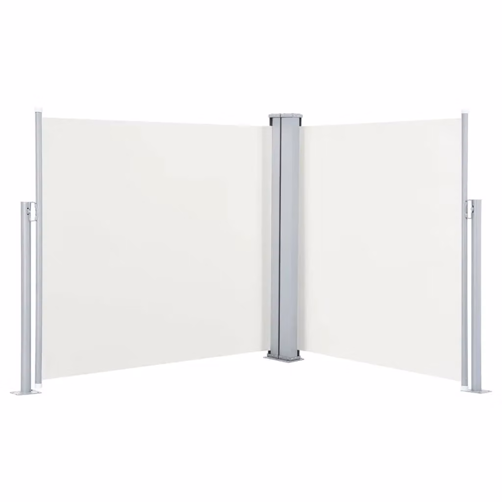 Berkfield Home Retractable Side Awning in Beige Polyester, W/H: 600 x 120 cm – 2